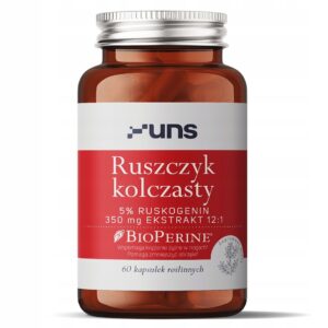 UNS Ruszczyk Kolczasty + Bioperine 60 vege ka...