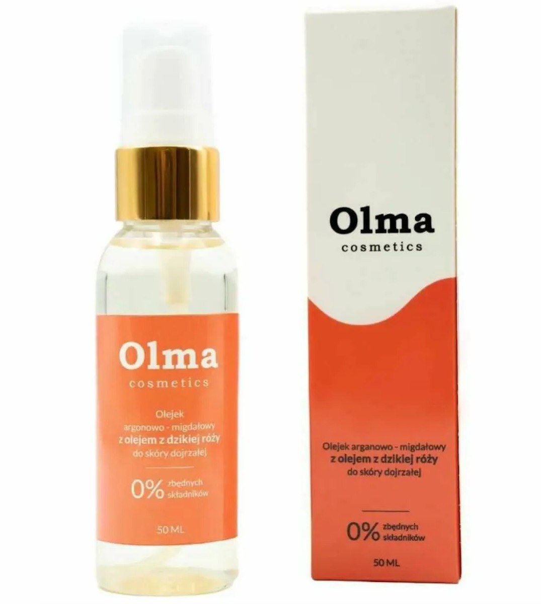 Olma Cosmetics Olejek arganowo-migdałowy z olejkiem z dzikiej róży 50 ml
