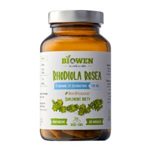 Biowen Rhodiola Rosea Różeniec Górski 420 mg...