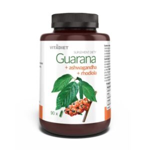 VITADIET Guarana + ashwagandha + rhodiola 90...