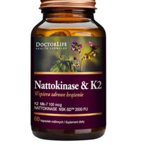 Doctor Life Nattokinase & K2 60 kapsułek...