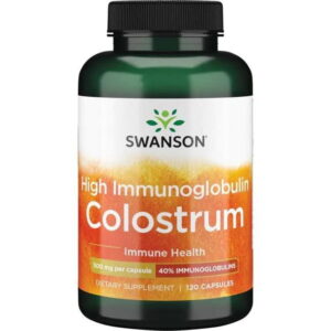 Swanson High IG Colostrum 500mg 120 kapsułek