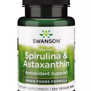 Swanson Organiczna Spirulina i Astaksantyna 1...