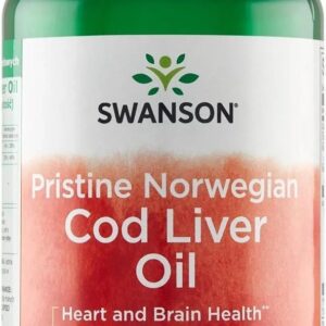 Swanson Pristine Norwegian Cod liver oil 60 k...