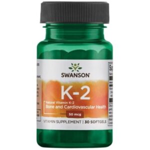 Swanson Witamina K2 naturalna 50 µg 30 kapsuł...