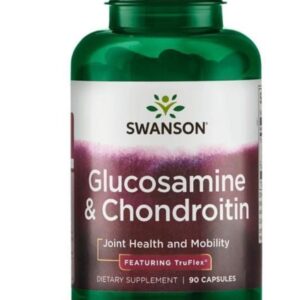 Swanson Glukozamina z Chondroityną 90 kapsułe...