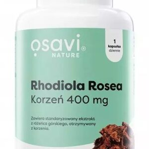 Osavi Rhodiola Rosea Korzeń 400 mg 120 wegańs...