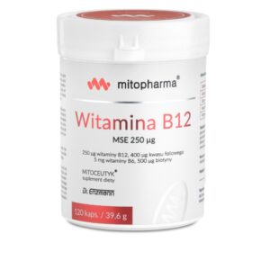Mito-Pharma Witamina B12 MSE 250ug 120 kapsuł...