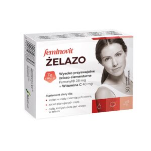 Feminovit Żelazo 30 tabletek powlekanych