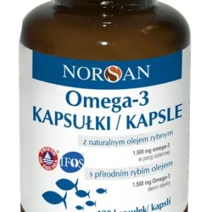 Norsan Omega-3 Kapsułki olej rybny 120 kapsuł...