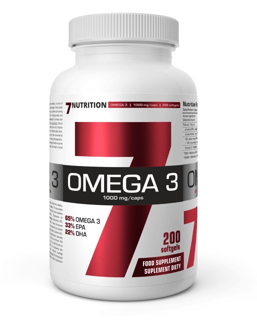 7Nutrition Omega-3 65% 1000mg 200 kapsułek miękkich