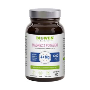 Biowen Magnez Z Potasem 1000 mg 100 kapsułek