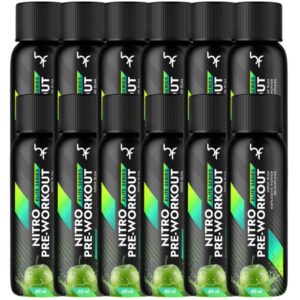 BodyFuse Nitro Shot 60 ml jabłko zestaw 12 x...