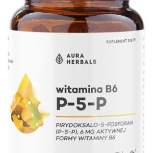 Aura Herbals Witamina B6 P-5-P 6 mg 60 kapsuł...