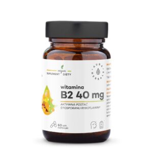 Aura Herbals Witamina B2 R-5-P 40 mg ryboflaw...