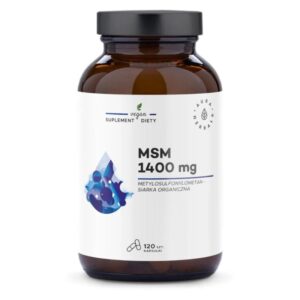 Aura Herbals MSM 1400 mg siarka organiczna 12...
