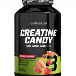 BioTech USA Creatine Candy 240 tabletek do żu...