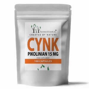 Forest Vitamin Pikolinian Cynku 15 mg 100 kap...