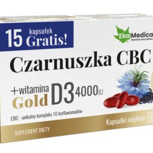 EkaMedica Czarnuszka CBC Gold + witamina D3 4...