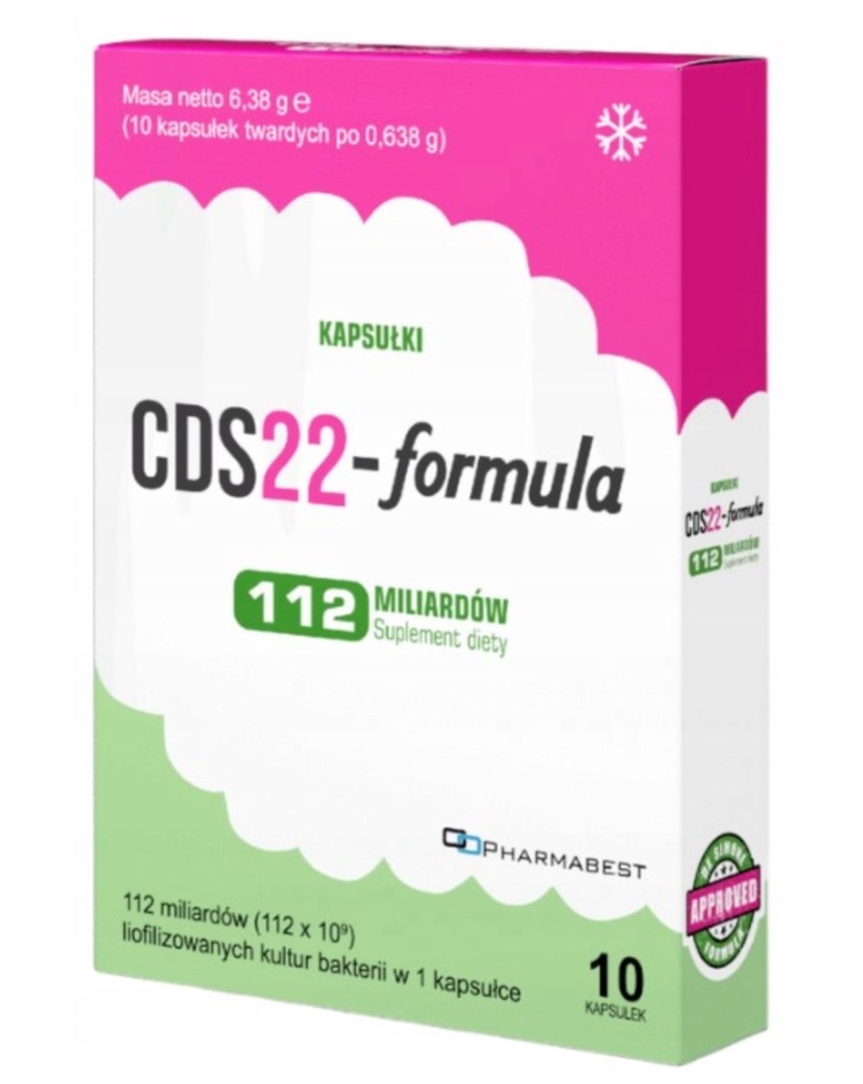 Pharmabest CDS22-formula 112 miliardów 10 kapsułek